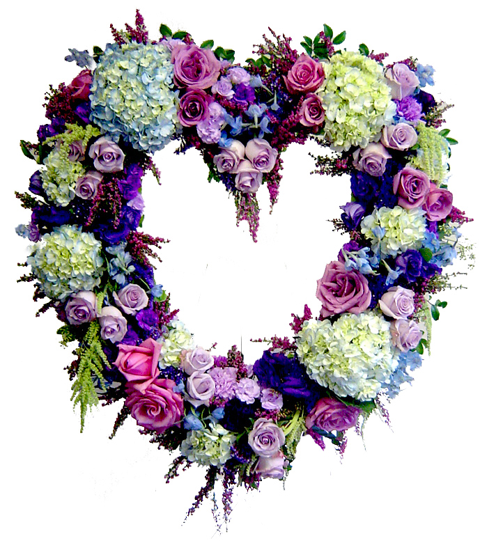 Heart Floral Design by Phil Rulloda